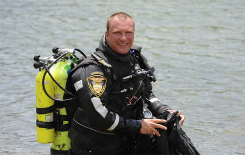 DNR’s Law Enforcment officers in training. Photo by: Indiana Department of Natural Resources