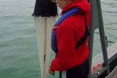 Aly Zoop Sampling water