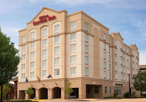 Street view of the Hilton Garden Inn, West Lafayette, IN