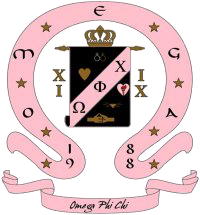 Omega Phi Chi Sorority logo