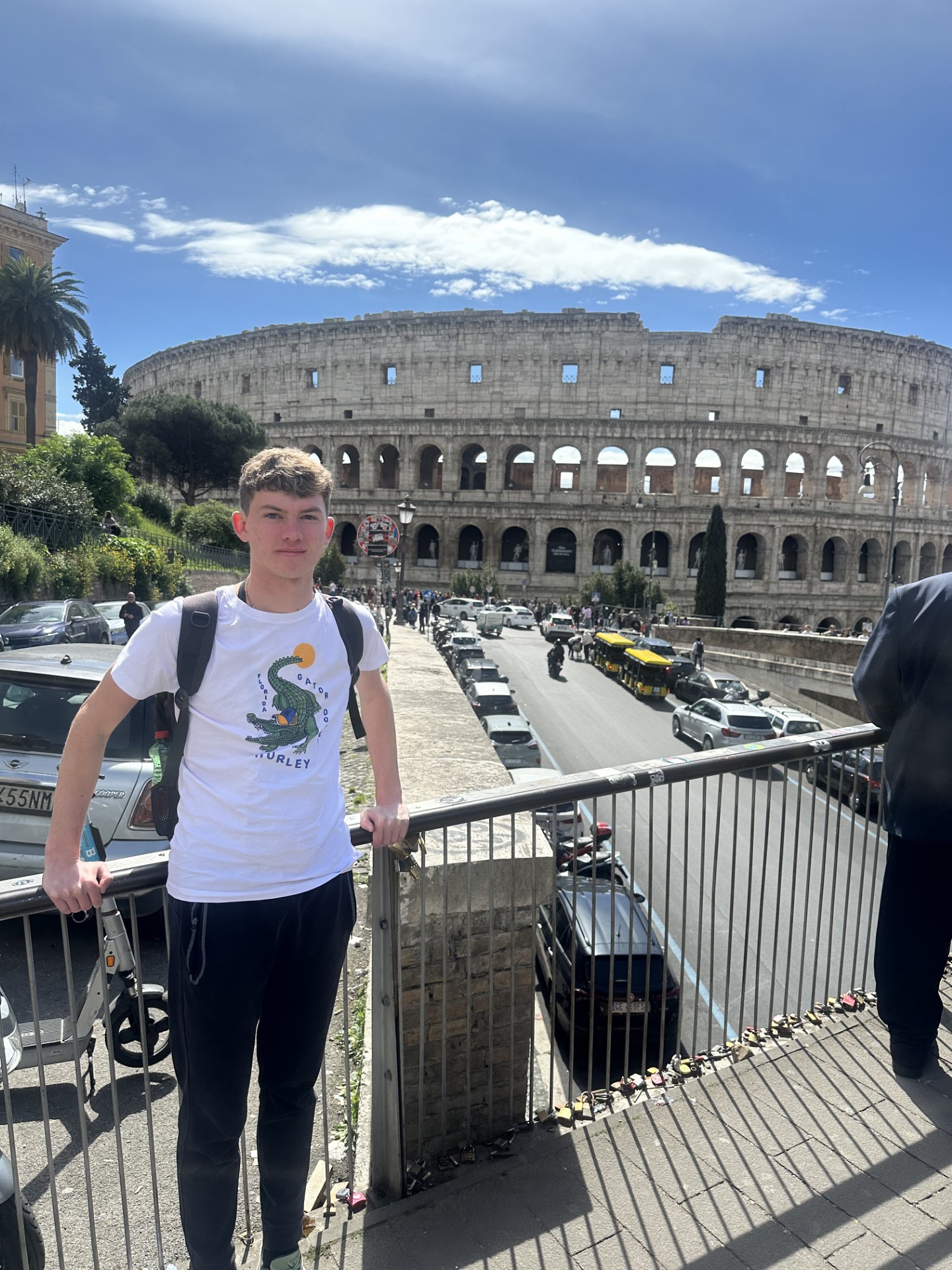Photo of Colin in Rome
