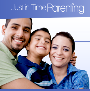 Just in Time Parenting - Family of three people