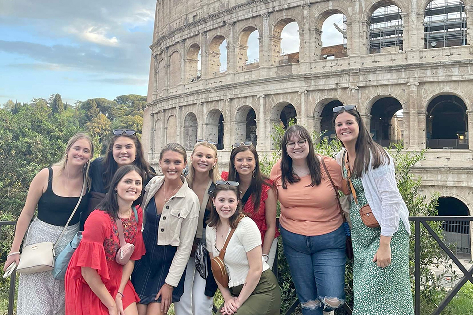 HTM students in Italy