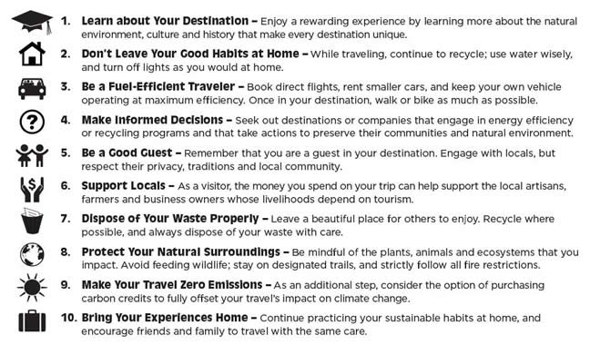 Travel Responsibly This Summer