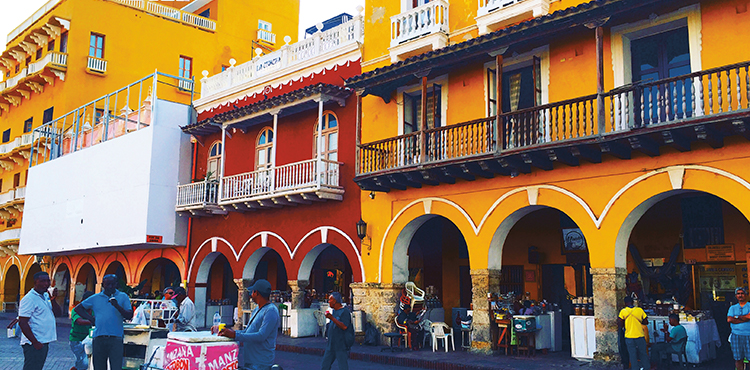 architecture in Cartagena Columbia
