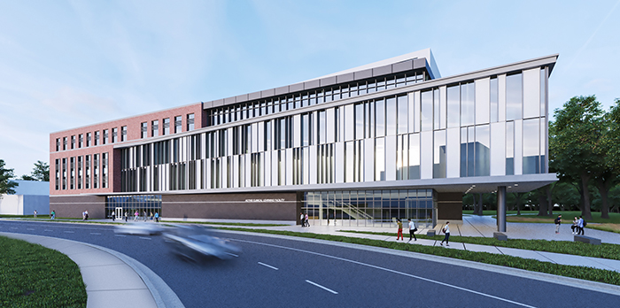 A key HHS development priority is the $98 million Active Clinical Learning Facility, a shared facility between HHS and the College of Pharmacy. Planned for the heart of campus, the building will be home to the School of Nursing and the Dean’s Office with collaboration spaces, study lounges and advising offices.