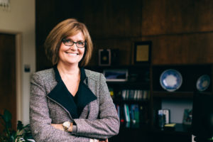 Marion Underwood, dean of College of Health and Human Sciences