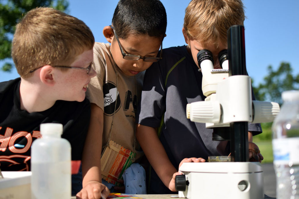 PALS campers have hands-on STEM experiences