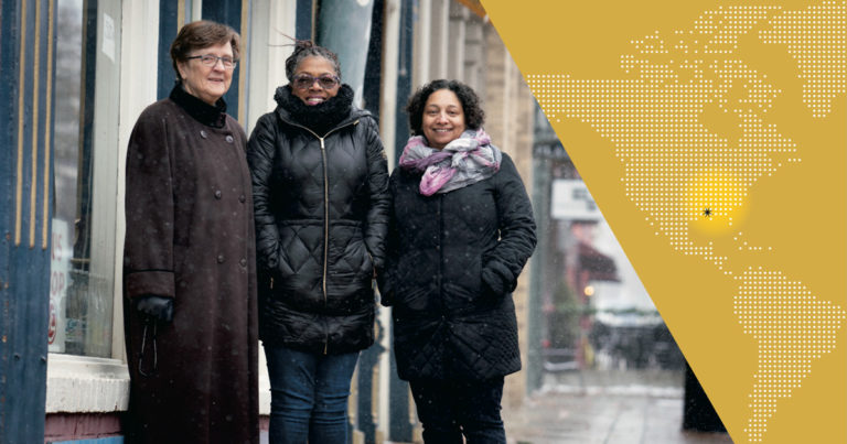 From left to right: Holly Schrank, Sandra Sydnor, and Maria Marshall