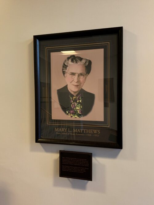 Portrait of Mary L. Matthews