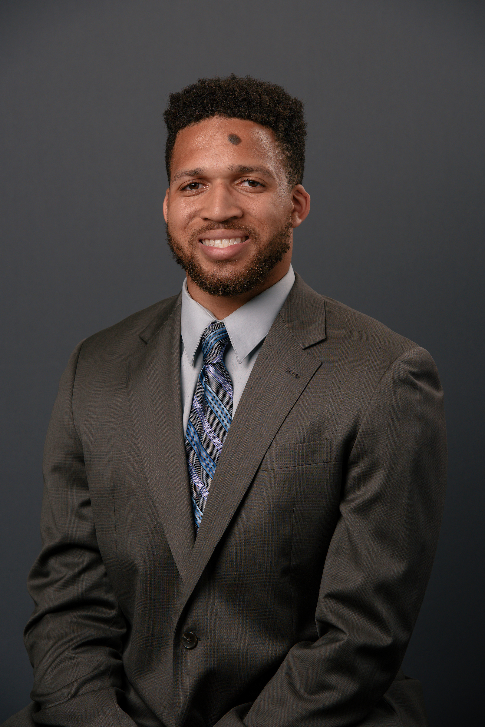 Ronnie Hill Jr. Purdue football headshot.