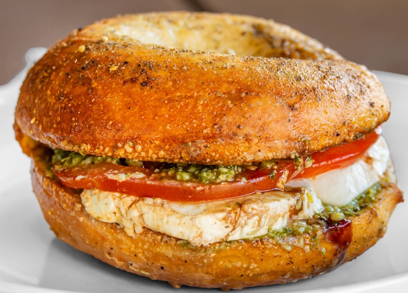 a bagel sandwich