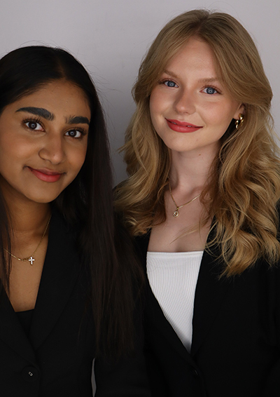 Headshot-style photo of Kezia Samuel and EmmiLee Whittington