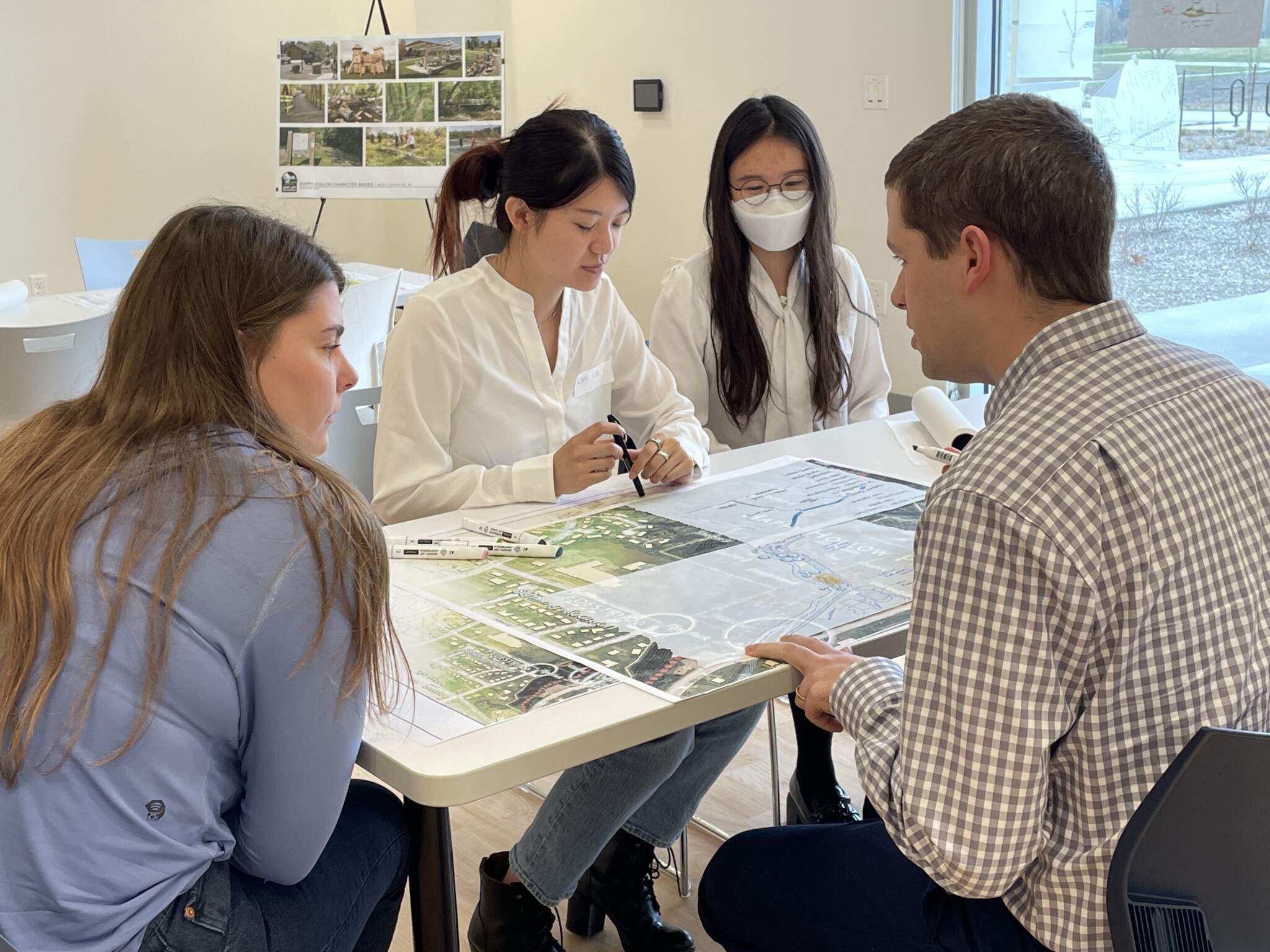 LA Students and Alumni Participated in the Happy Hollow Park Charrette  Event | Purdue University HLA Happenings