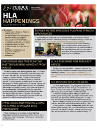 First page of Issue 22-39 of HLA Happenings