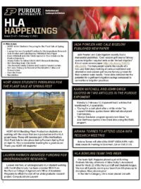 Front Page of HLA Happenings for February 17, 2023.