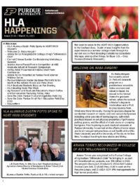Front page of HLA Happenings for March 10, 2023.