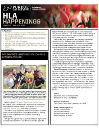 Front Page of HLA Happenings for March 24, 2023.