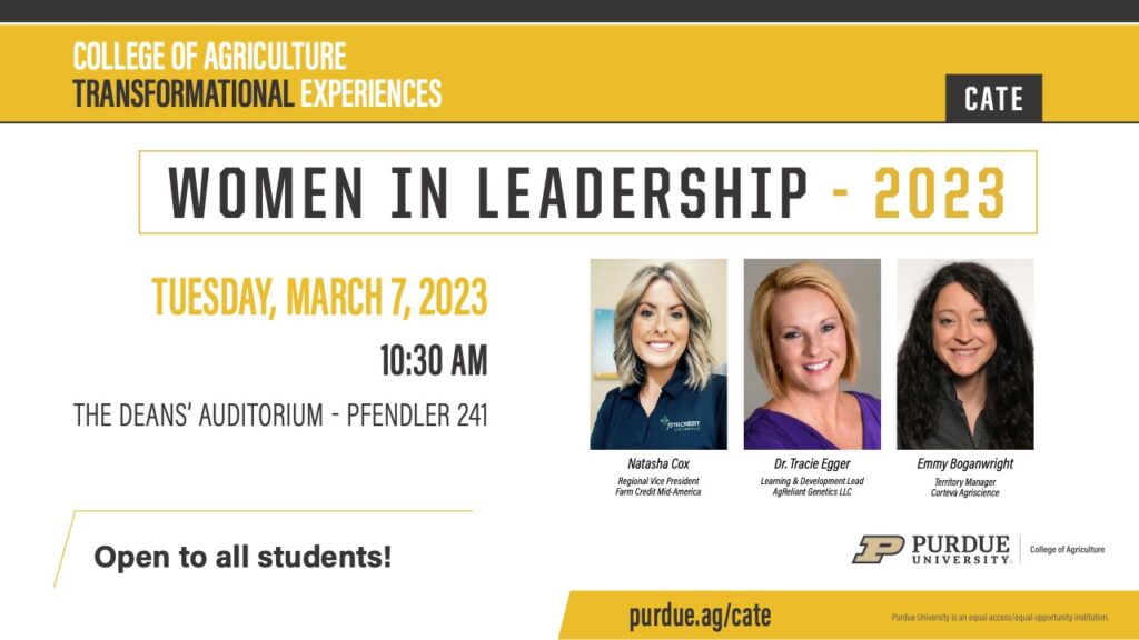 CATE Women in Leadership 2023 Flyer
