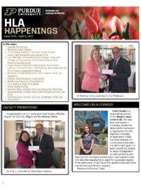 Front page of HLA Happenings for April 14, 2023.