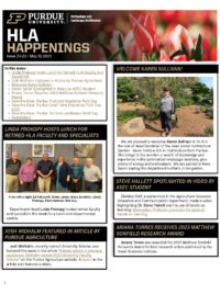 Front page of HLA Happenings for May 19, 2023.