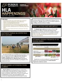 Front page of HLA Happenings for July 7, 2023.