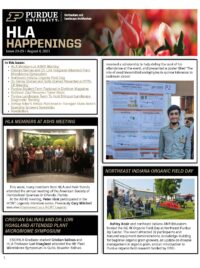 Front Page of HLA Happenings for August 4, 2023.