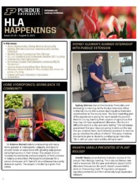 Front page of HLA Happenings for August 11, 2023.