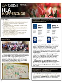 Front Page of HLA Happenings for August 18, 2023