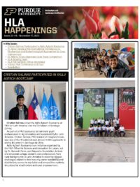 Front Page of HLA Happenings for November 17, 2023.