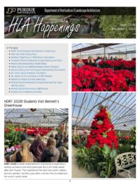 Front page of HLA Happenings for December 1, 2023.