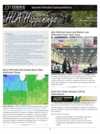 Front page of HLA Happenings for December 8, 2023.
