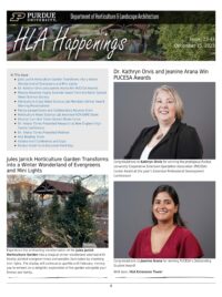 Front Page of HLA Happenings for December 15, 2023.