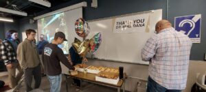 Dr. Mike Dana's surprise retirement celebration.