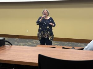 Dr. Linda Prokopy speaking.