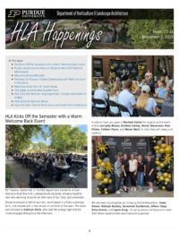 Front page of HLA Happenings for September 5, 2025.
