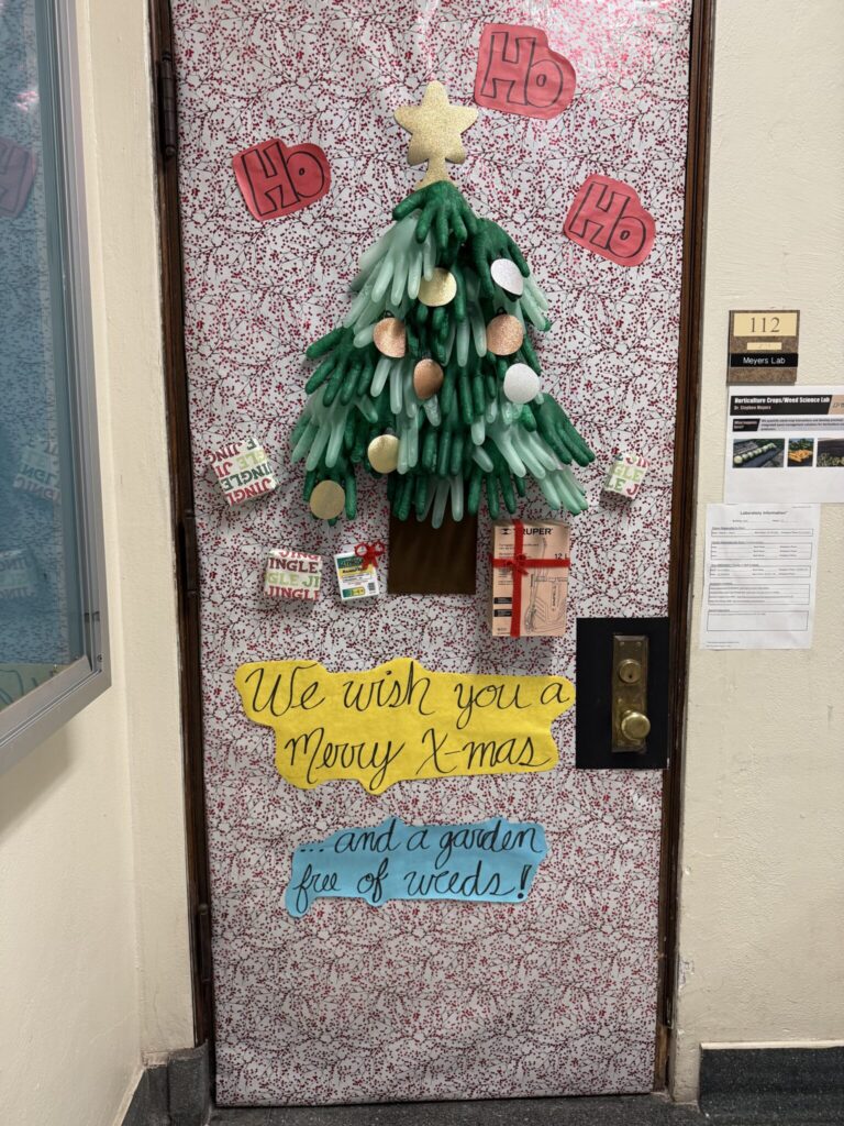 Meyers Lab door.