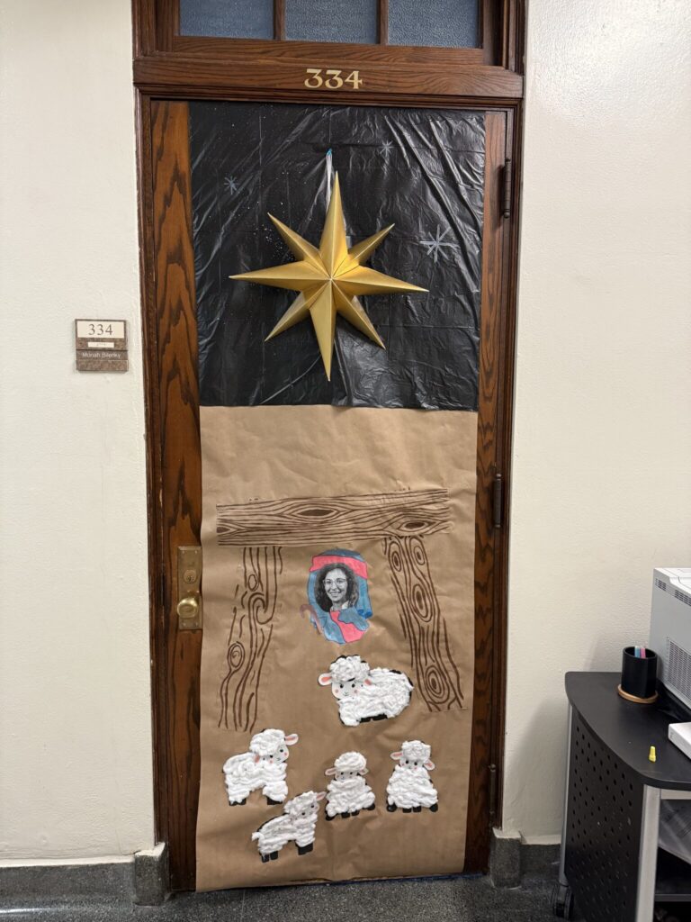 Moriah Bilenky's door.