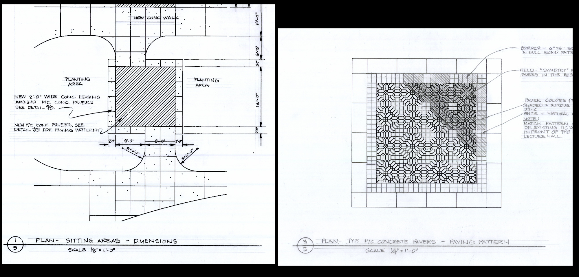 Sample plan view details.