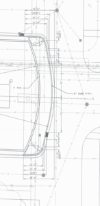 Sample Layout - Dimension plan utilizing offsets.