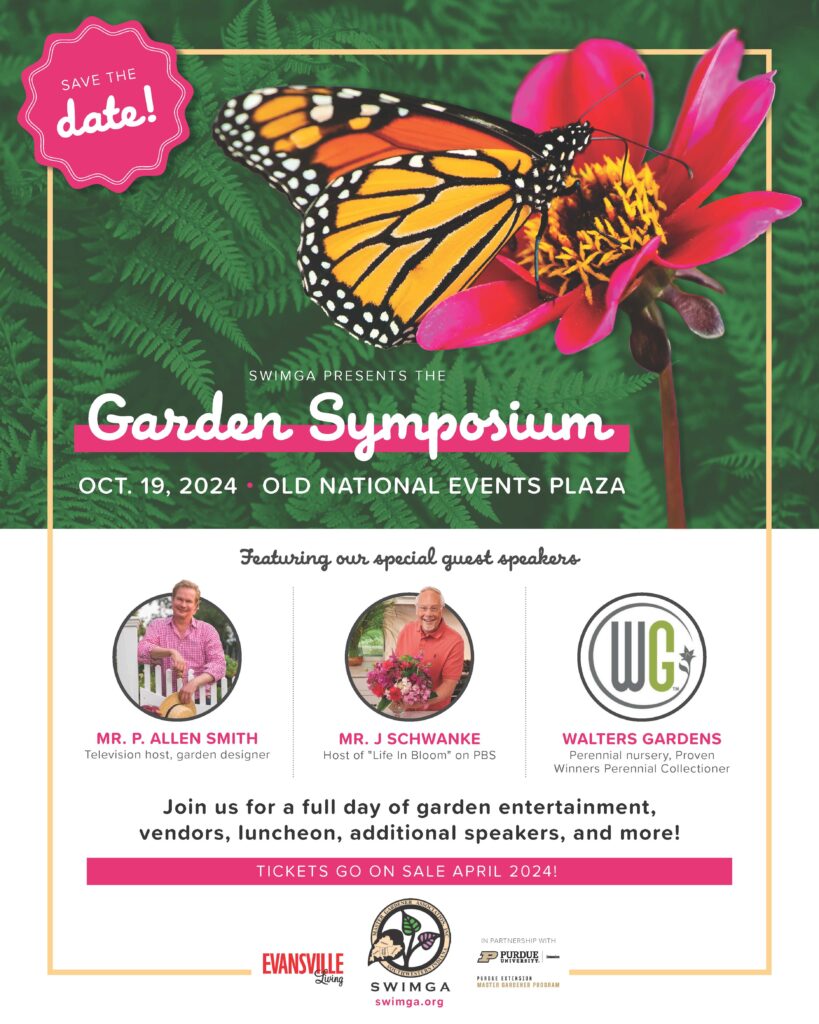 Flyer for the Garden Symposium, presented by SWIGMA.