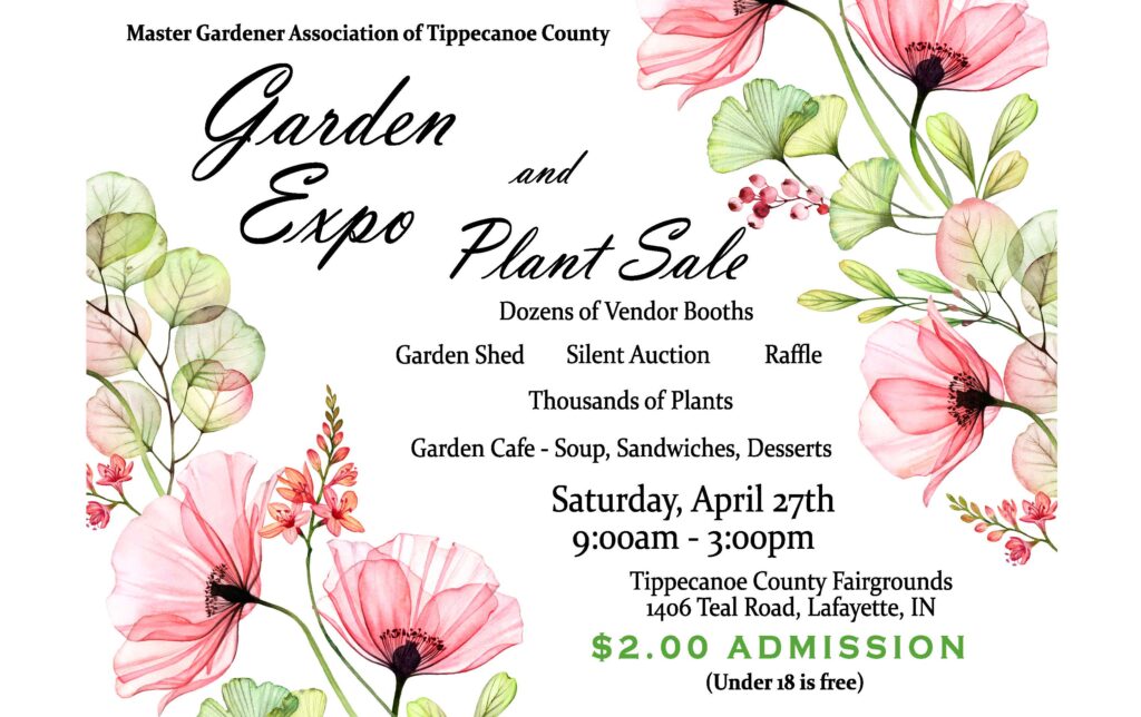 Flyer for the MGATC Garden Expo and Plant Sale