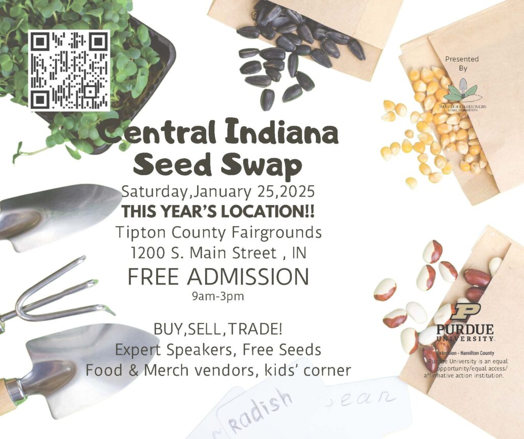 Flyer for the Central Indiana Seed Swap