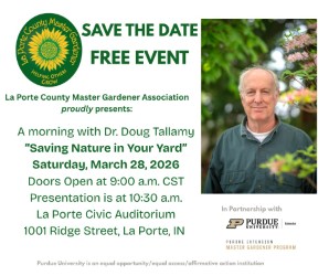 Flyer for Saving Nature in your Yard