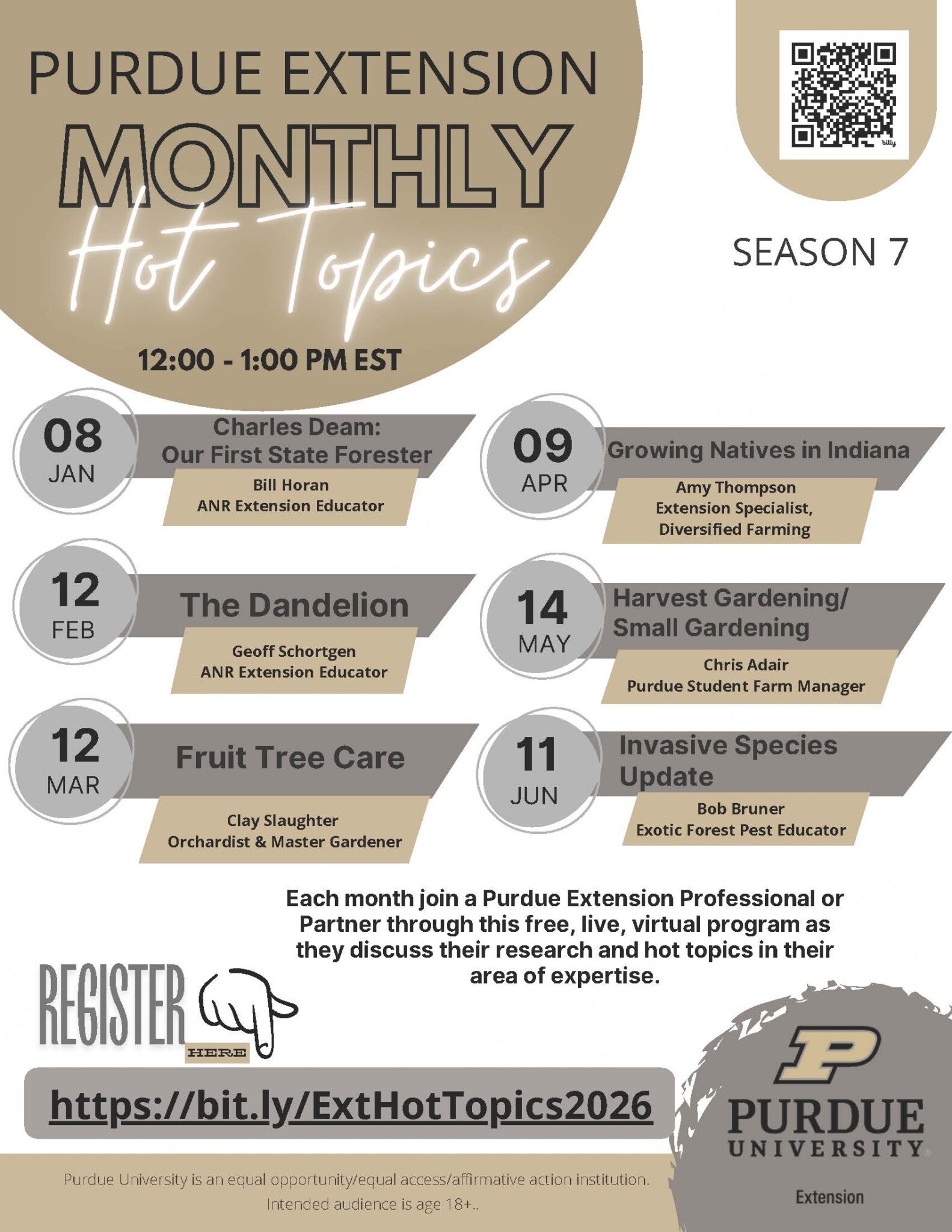 Purdue Extension Purdue Extension Monthly Hot Topics: Growing Natives in Indiana ...