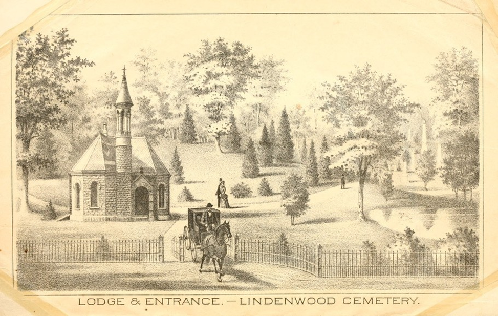 Lodge & Entrance - Lindenwood  Cemetery
