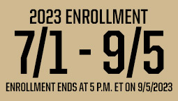 Two weeks with two weekends to enroll! 