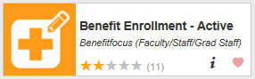 Benefits Enrollment Active badge