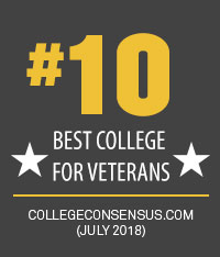 No. 10 Best college for Veterans