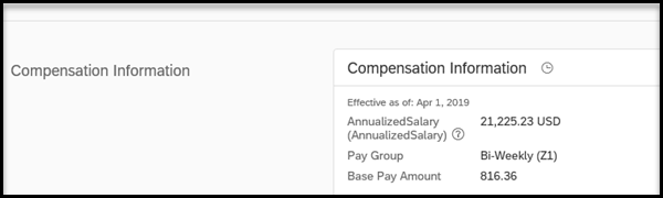 Compensation Information
